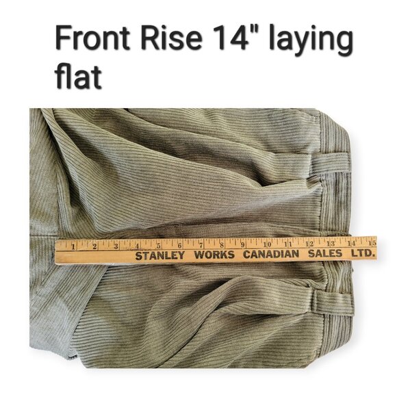 Madewell teal Curvy Corduroy High-Rise Tapered Pants size 12 EUC Fall Perfection - Picture 11 of 16